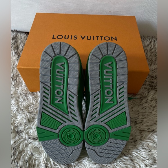 Louis Vuitton authentic men’s trainer 'Green Grey' 1AA6VF - Picture 3 of 8